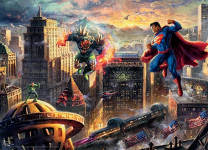 Ceaco DC Comics Thomas Kinkade Superman: Man of Steel -1000 Piece Puzzle