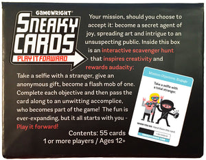 Gamewright Sneaky Cards