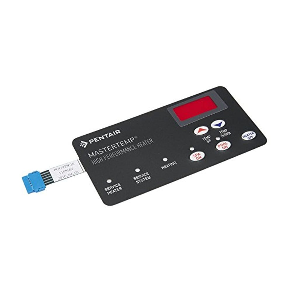 Pentair 472610Z Switch Membrane Pad Replacement MasterTemp Pool and Spa Heater Electrical System