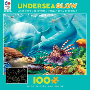 Undersea Glow - Seavillians - 100 Piece Puzzle