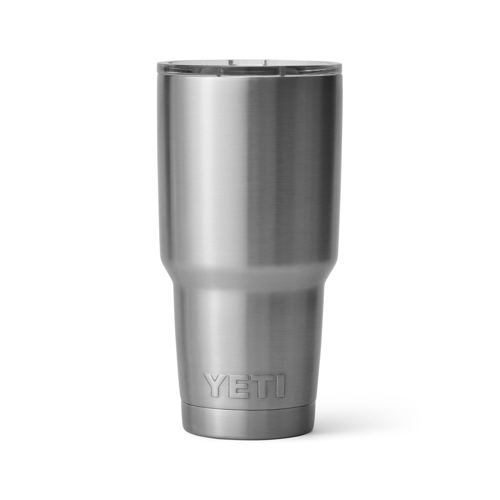 30oz. White Yeti Rambler with Magslider Lid and Duracoat Engraved Custom  CritterVision Round Logo — CritterVision
