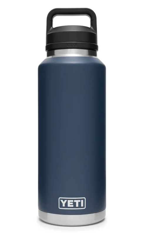 YETI Rambler Bottle - 46 oz. - Chug Cap - Nordic Blue