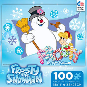 Frosty The Snowman - Frosty and Karen Jigsaw Puzzle, 100 Pieces