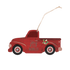 Customizable Red Truck Ornament