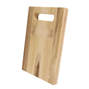 Solid Acacia Cutting Board With Carry Handle